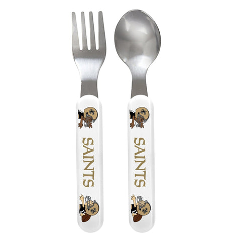 Fork & Spoon Set - New Orleans Saints-justbabywear