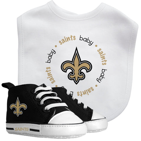 Bib & Prewalker Gift Set - New Orleans Saints-justbabywear