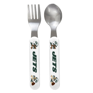 Fork & Spoon Set - New York Jets-justbabywear