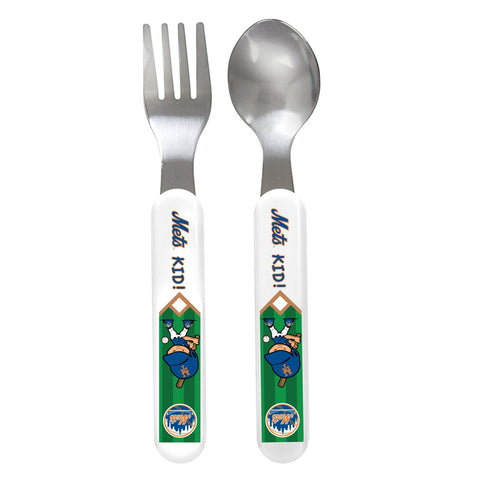 Fork & Spoon Set - New York Mets-justbabywear