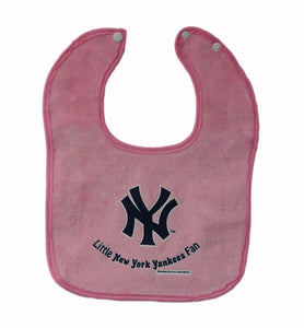 New York Yankees Team Color Baby Bib - Pink