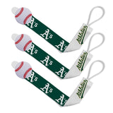 Pacifier Clip (3 Pack) - Oakland Athletics-justbabywear