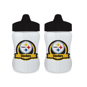 Sippy Cup (2 Pack) - Pittsburgh Steelers-justbabywear