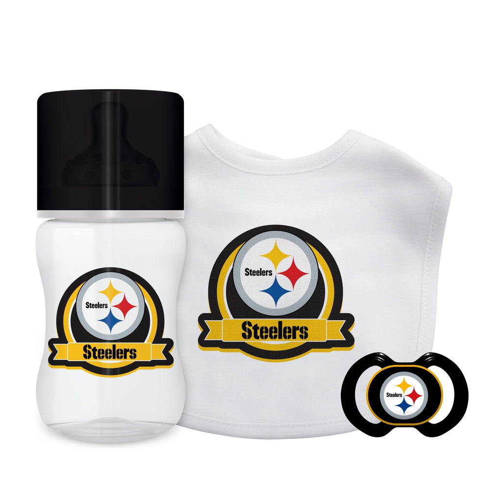 3-Piece Gift Set - Pittsburgh Steelers-justbabywear