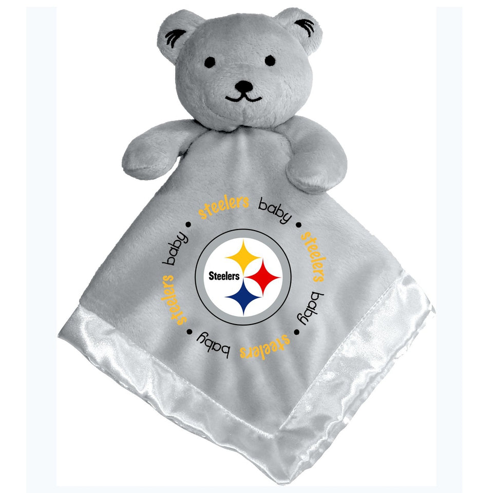 Gray Security Bear - Pittsburgh Steelers-justbabywear