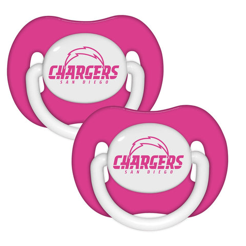 Pacifier (2 Pack) - San Diego Chargers Pink-justbabywear