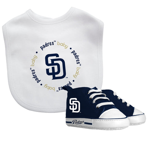 Bib & Prewalker Gift Set - San Diego Padres-justbabywear