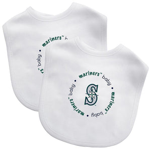 Bibs (2 Pack) - Seattle Mariners-justbabywear