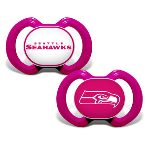 Gen. 3000 Pacifier 2-Pack - Pink - Seattle Seahawks-justbabywear