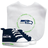 Bib & Prewalker Gift Set - Seattle Seahawks-justbabywear