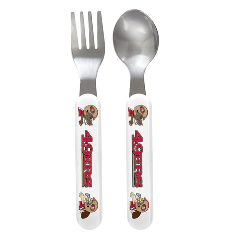 Fork & Spoon Set - San Francisco 49ers-justbabywear