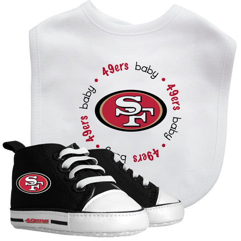 Bib & Prewalker Gift Set - San Francisco 49ers-justbabywear