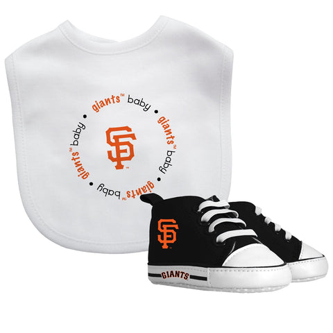 Bib & Prewalker Gift Set - San Francisco Giants-justbabywear