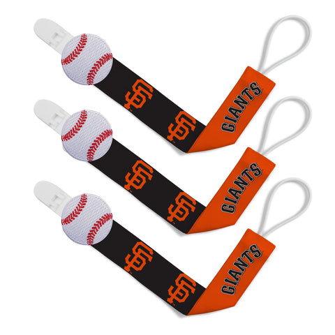 Pacifier Clip (3 Pack) - San Francisco Giants-justbabywear