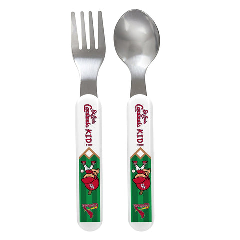 Fork & Spoon Set - St. Louis Cardinals-justbabywear