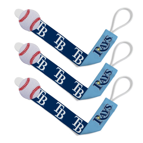 Pacifier Clip (3 Pack) - Tampa Bay Rays-justbabywear