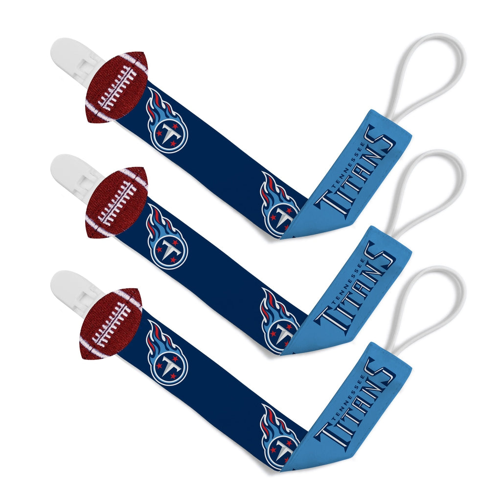 Pacifier Clip (3 Pack) - Tennessee Titans-justbabywear