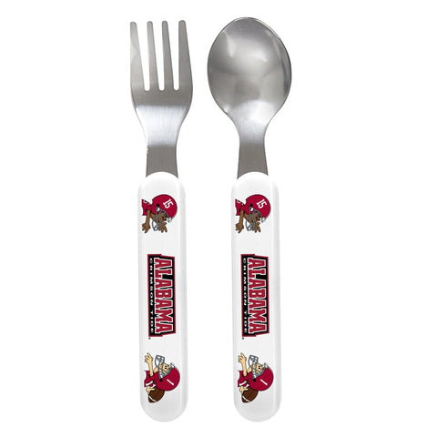 Fork & Spoon Set - Alabama, University of-justbabywear