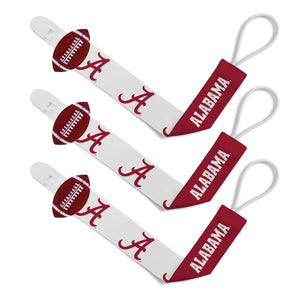 Pacifier Clip (3 Pack) - Alabama, University of-justbabywear