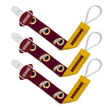 Pacifier Clip (3 Pack) - Washington Redskins-justbabywear