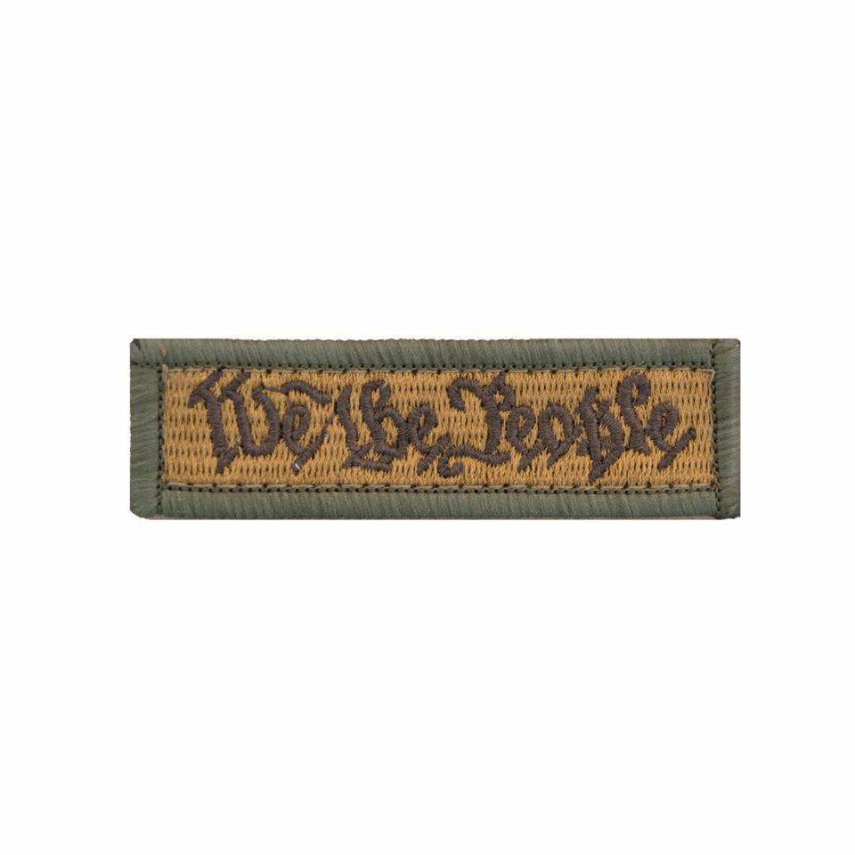 Embroidered Multitan We The People Patch