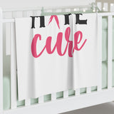Love Hope Cure Baby Swaddle Blanket
