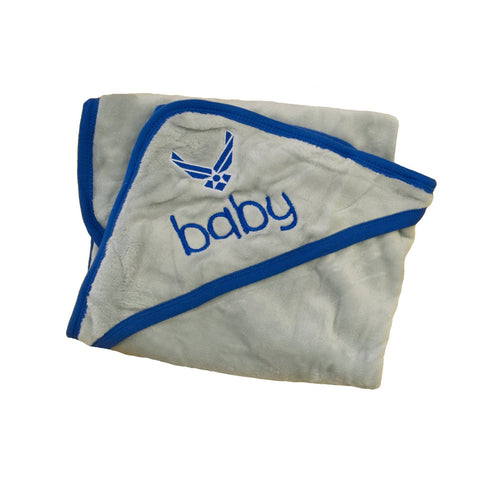 Air Force Plush Baby Blanket-justbabywear