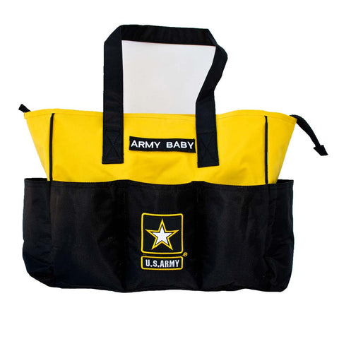 Embroidered Army Diaper Bag-justbabywear