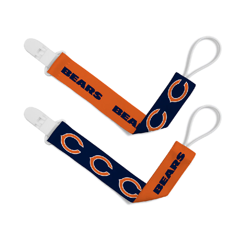 Chicago Bears Pacifier Clip (2 Pack)
