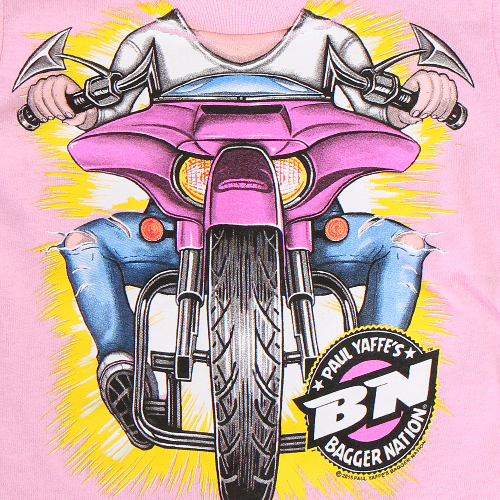 Pink Bagger Nation Headless Shirt for Baby Girls and Toddlers