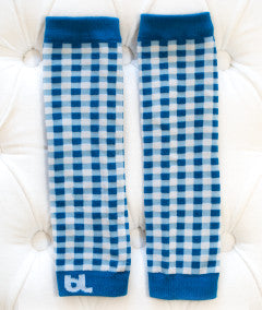 Baby Leggings - Gingham Blue