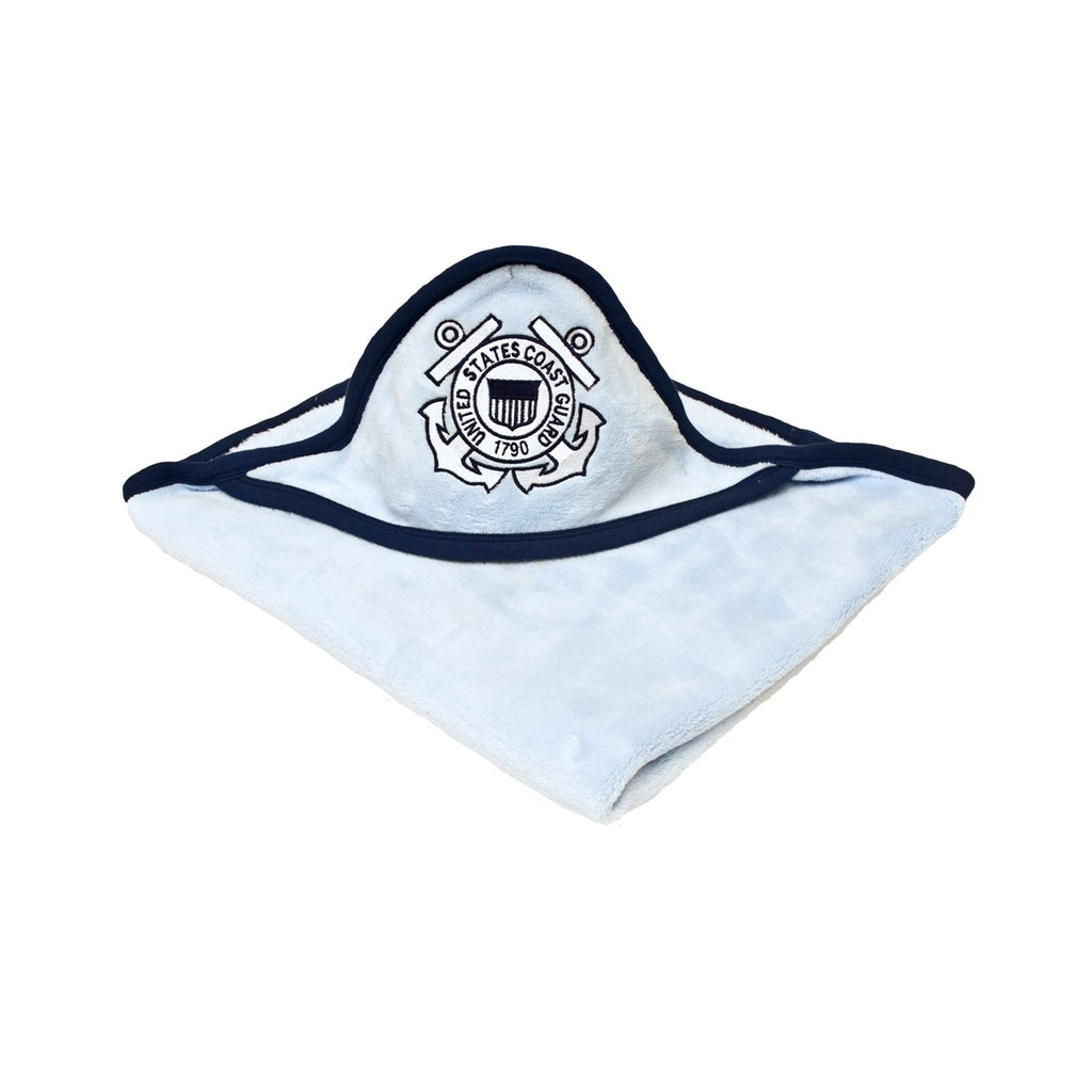Blue Soft Fleece Coast Guard Baby Blanket-justbabywear