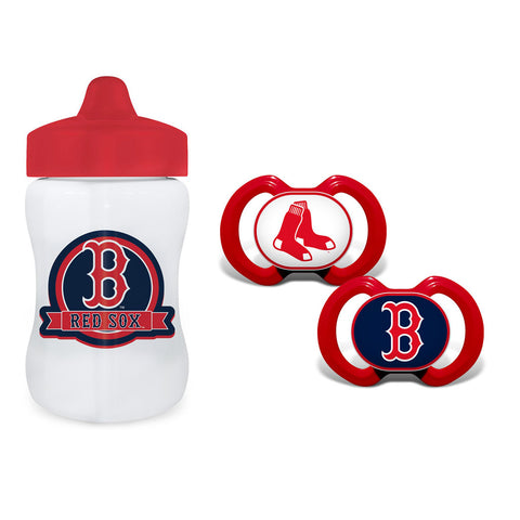 Boston Red Sox Sippy Cup & 2pk Pacifiers Set