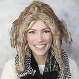 Brown Rabbit Faux Fur Eskimo Hat for Infants & Toddlers