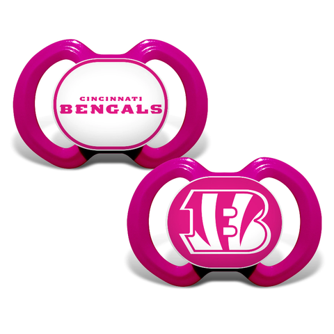 Cincinnati Bengals Pink Gen. 3000 Pacifier 2-Pack