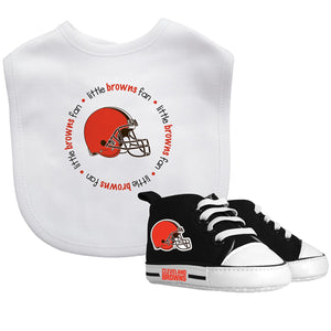Cleveland Browns Bib & Prewalker Gift Set