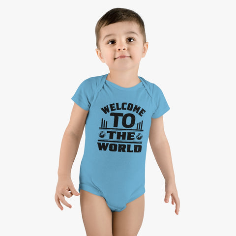 Welcome to the World Baby Short Sleeve Onesie