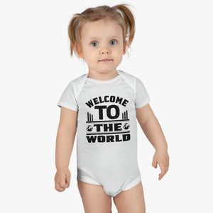 Welcome to the World Baby Short Sleeve Onesie