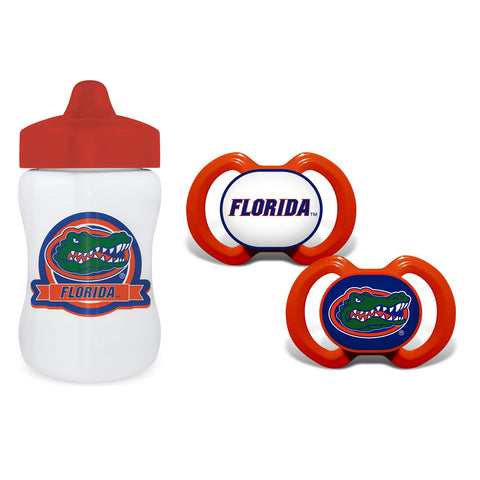 University of Florida 9oz Sippy Cup & 2pk Pacifiers Set