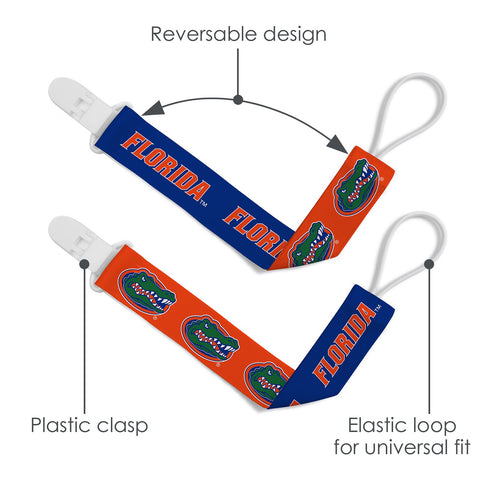 University of Florida Pacifier Clip (2 Pack)