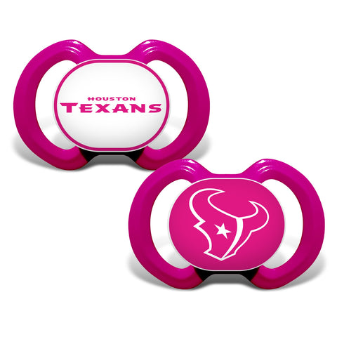 Houston Texans Pink Gen. 3000 Pacifier 2-Pack