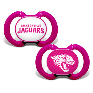 Jacksonville Jaguars Pink Gen. 3000 Pacifier 2-Pack