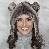 Koala Bear Faux Fur Eskimo Hat for Infants & Toddlers