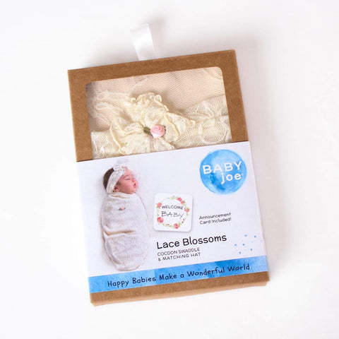 Lace Blossoms Cocoon- Swaddle