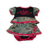 Marine Infant Ruffle Dress-justbabywear