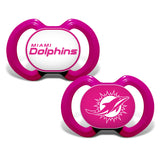 Miami Dolphins Pink Gen. 3000 Pacifier 2-Pack