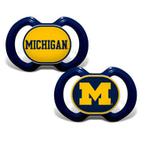 University of Michigan Gen. 3000 Pacifier 2-Pack