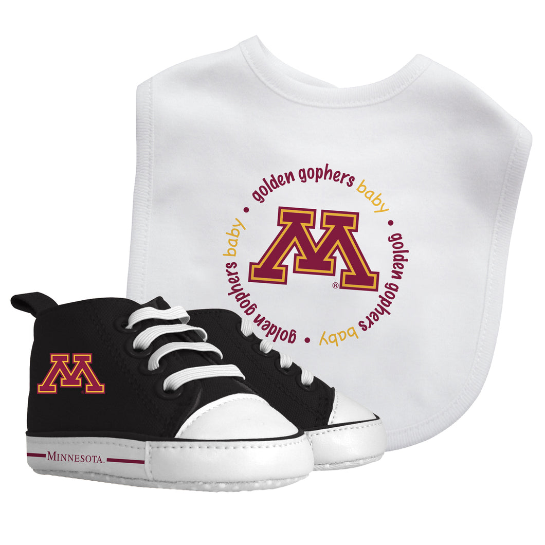University of Minnesota Bib & Prewalker Gift Set