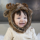 Moose Faux Fur Eskimo Hat for Infants & Toddlers
