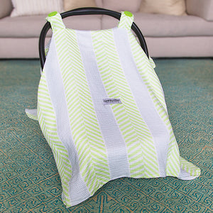 Lucas Muslin - 2 in 1 Baby Car Seat Canopy and Breast Feeding Nursing Cover